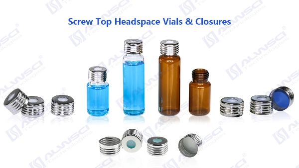 Alwsci 10ml Screw Thread Precision Glass Headspace Vial