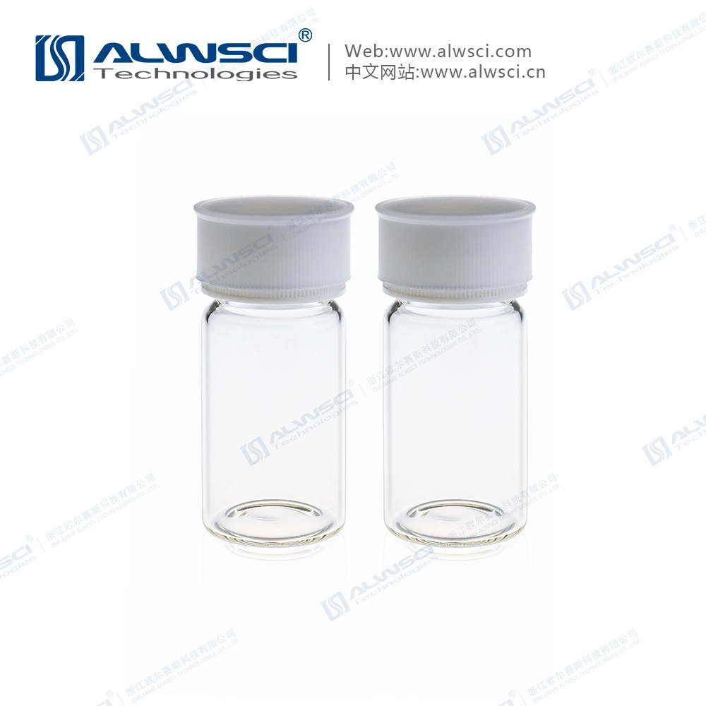 Alwsci Certified 20ml Glass Ultra Clean EPA VOA Vial ND24 Toc Vial