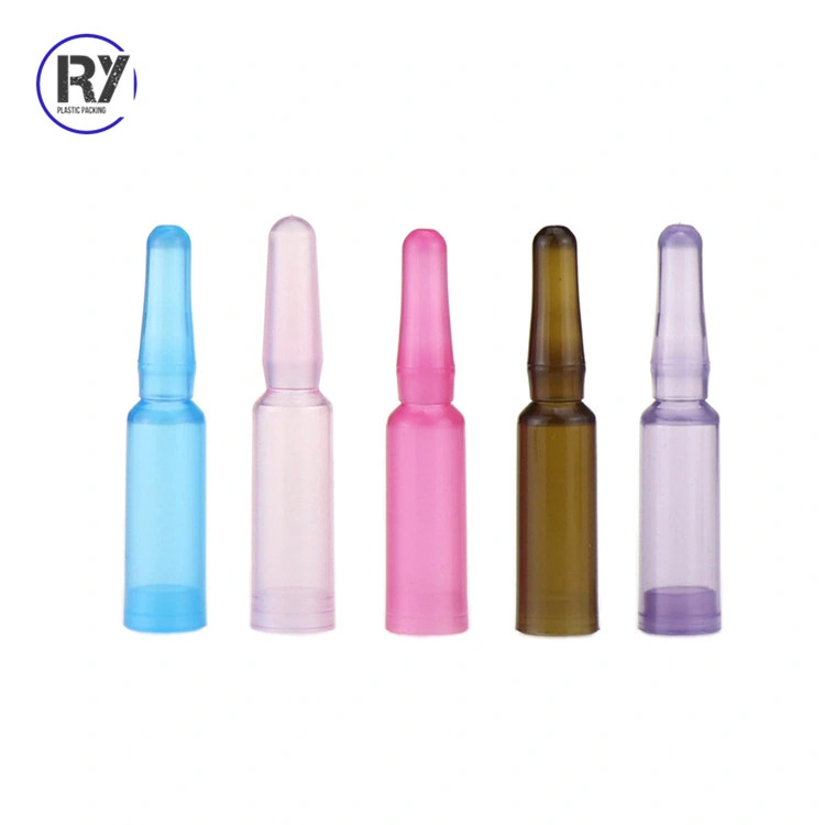 Custom Printed Plastic PP PETG 1ml 5ml Pharmaceutical Transparent Small Selladora De 4ml Shell Vial with Vial Label