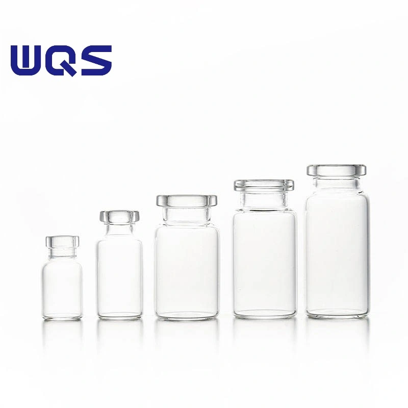 Clear Medicine Glass Packaging Vial for Pharmaceutical Storage