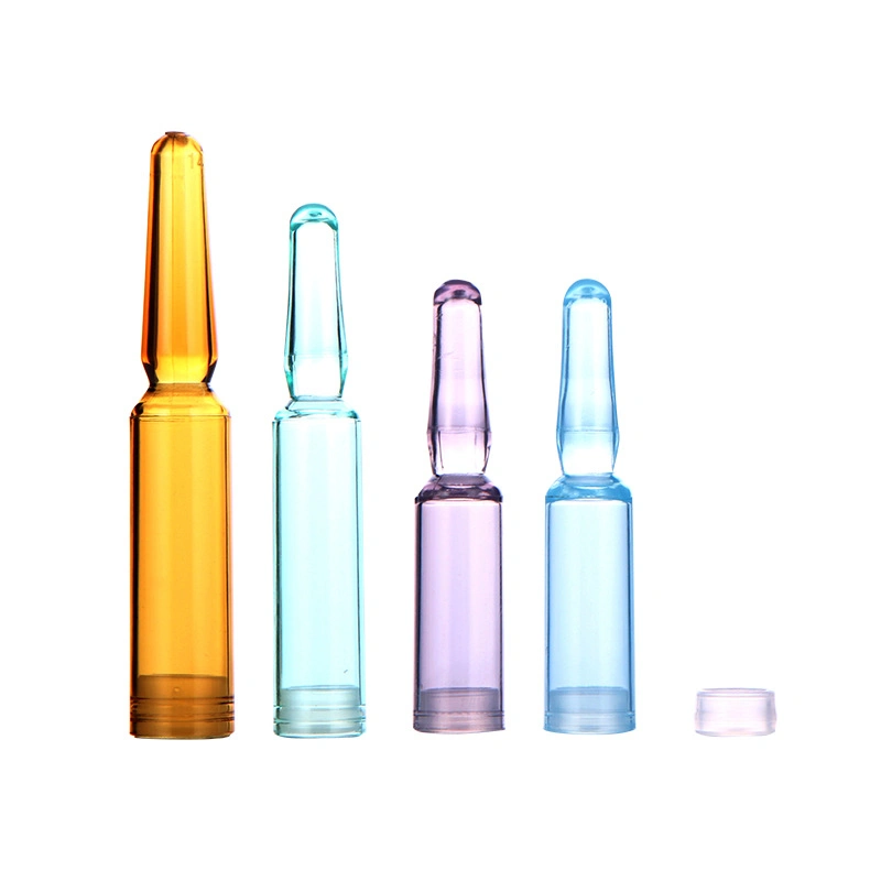 Custom Printed Plastic PP PETG 1ml 5ml Pharmaceutical Transparent Small Selladora De 4ml Shell Vial with Vial Label