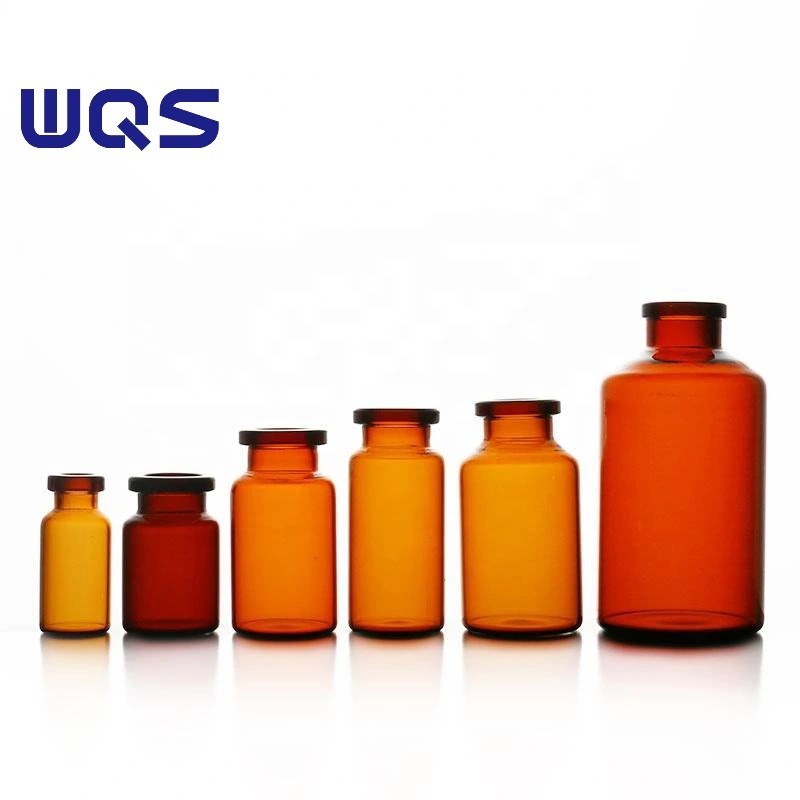 Clear Medicine Glass Packaging Vial for Pharmaceutical Storage