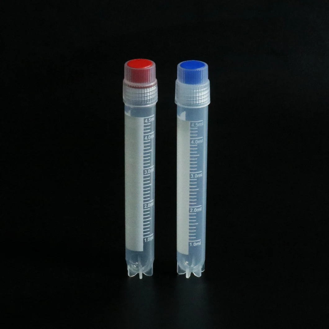 Conical PP Sample Liquid Nitrogen External Cryovials Micro Tubes Ultralow Temperature Cryogenic Storage Vials OEM