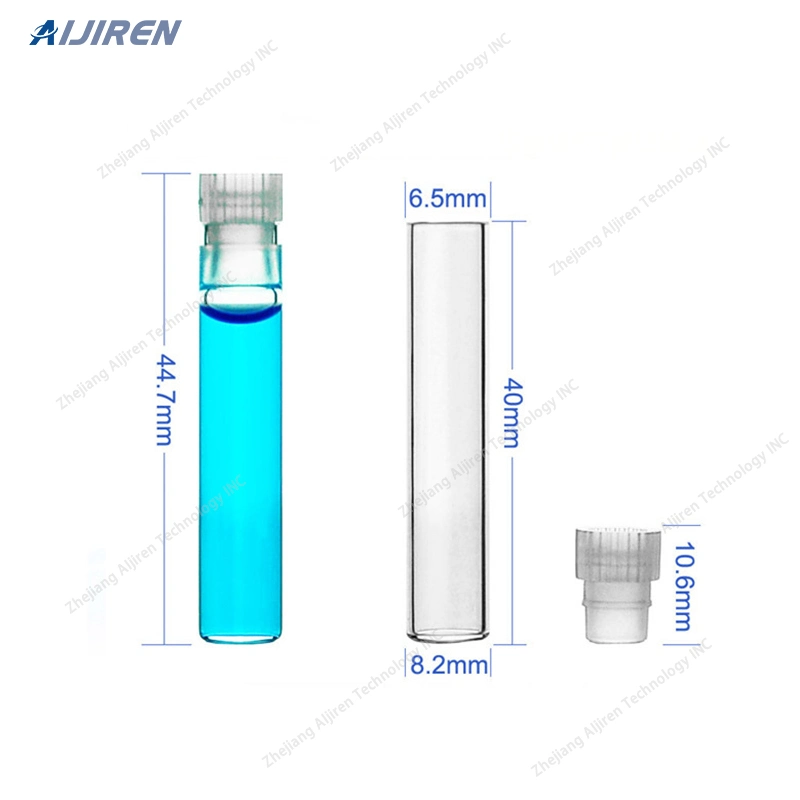 Lab 1ml Glass Tuber Shell Vial with PE Plug for Chromatography HPLC System