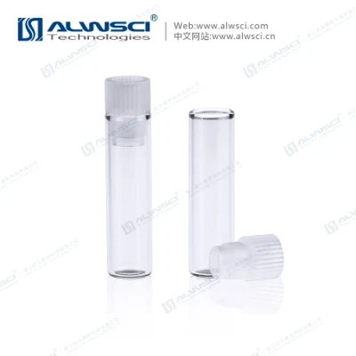 1ml 8*40mm 실험실 접시 바이알(마개 포함)