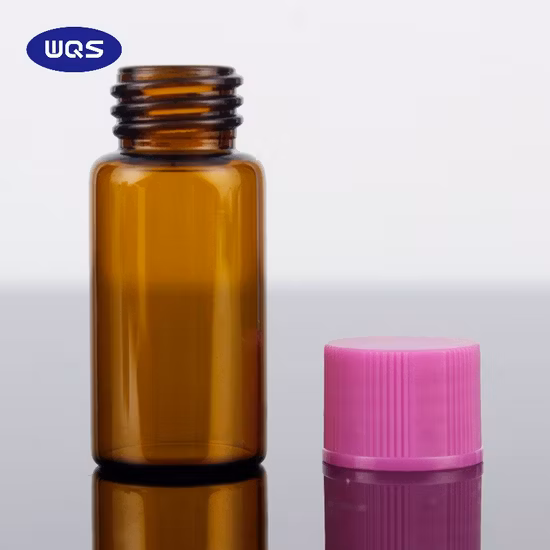 건강 정제 호박색 빈 약 플라스틱은 나사 모자를 가진 8oz 150ml 표본 작은 유리병을 병에 넣습니다